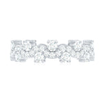 Certified Lab Grown Diamond Designer Wedding Eternity Ring