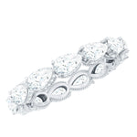 Certified Pear Shape Lab Grown Diamond Eternity Ring