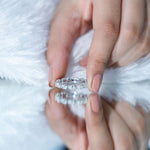 Certified Pear Shape Lab Grown Diamond Eternity Ring