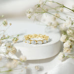 Certified Pear Shape Lab Grown Diamond Eternity Ring