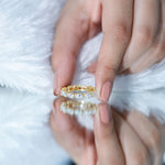 Certified Pear Shape Lab Grown Diamond Eternity Ring