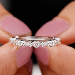 Nature Inspired Diamond Wedding Ring