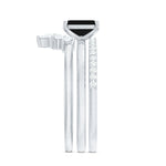 Emerald Cut Black Onyx and Moissanite Trio Wedding Ring Set