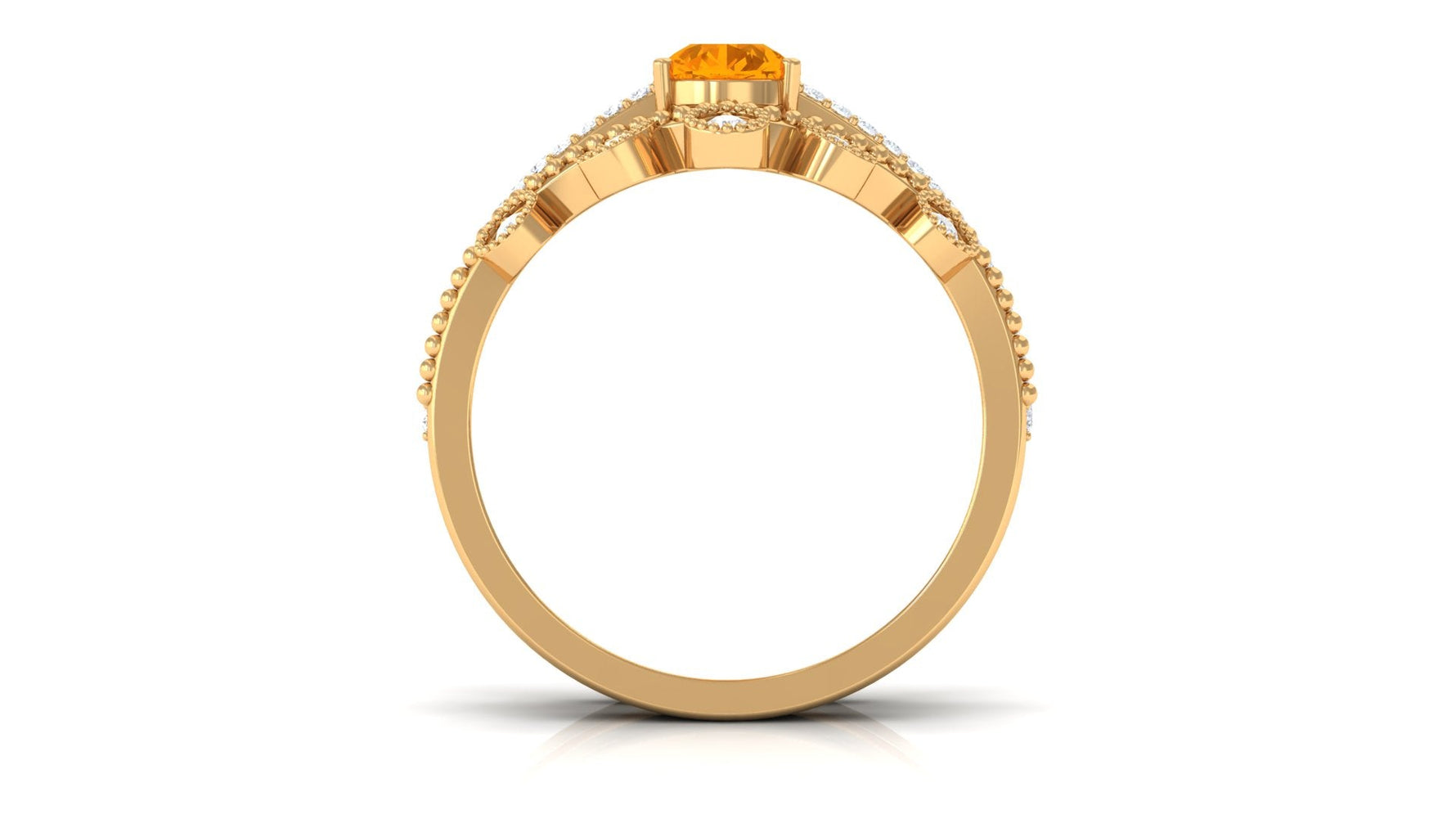 Pear Cut Real Fire Opal and Moissanite Wedding Ring Set