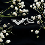 2.25 CT Black Onyx and Moissanite Statement Wedding Ring Set