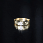 Lab Grown Diamond 5 MM Solitaire Band Ring