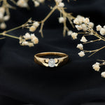 Lab Grown Diamond 5 MM Solitaire Band Ring