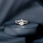 Certified 5X7 MM Lab Grown Diamond Engagement Ring Enhancer