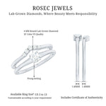 Lab Grown Diamond Minimal Engagement Ring With Enhancer