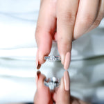 Lab Grown Diamond Minimal Engagement Ring With Enhancer