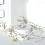 Lab Grown Diamond Solitaire Engagement Ring with Side Stones