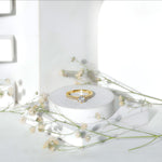 Lab Grown Diamond Solitaire Engagement Ring with Side Stones