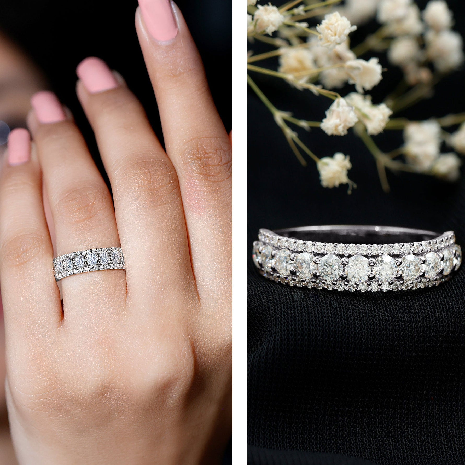 Lab Grown Diamond Wedding Anniversary Ring For Women