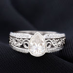 Certified Lab Created Diamond Antique Engagement Ring for Women