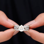 Certified Lab Created Diamond Antique Engagement Ring for Women