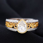 Certified Lab Created Diamond Antique Engagement Ring for Women