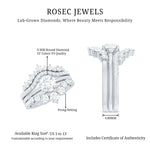 Lab Grown Diamond Vintage Bridal Ring Set with 3 Piece