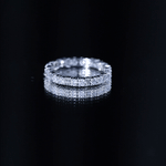 Lab Created Diamond Full Eternity Band Ring for Women