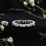 Lab Created Diamond Full Eternity Band Ring for Women