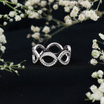 Lab Created Diamond Infinity Band Ring for Women
