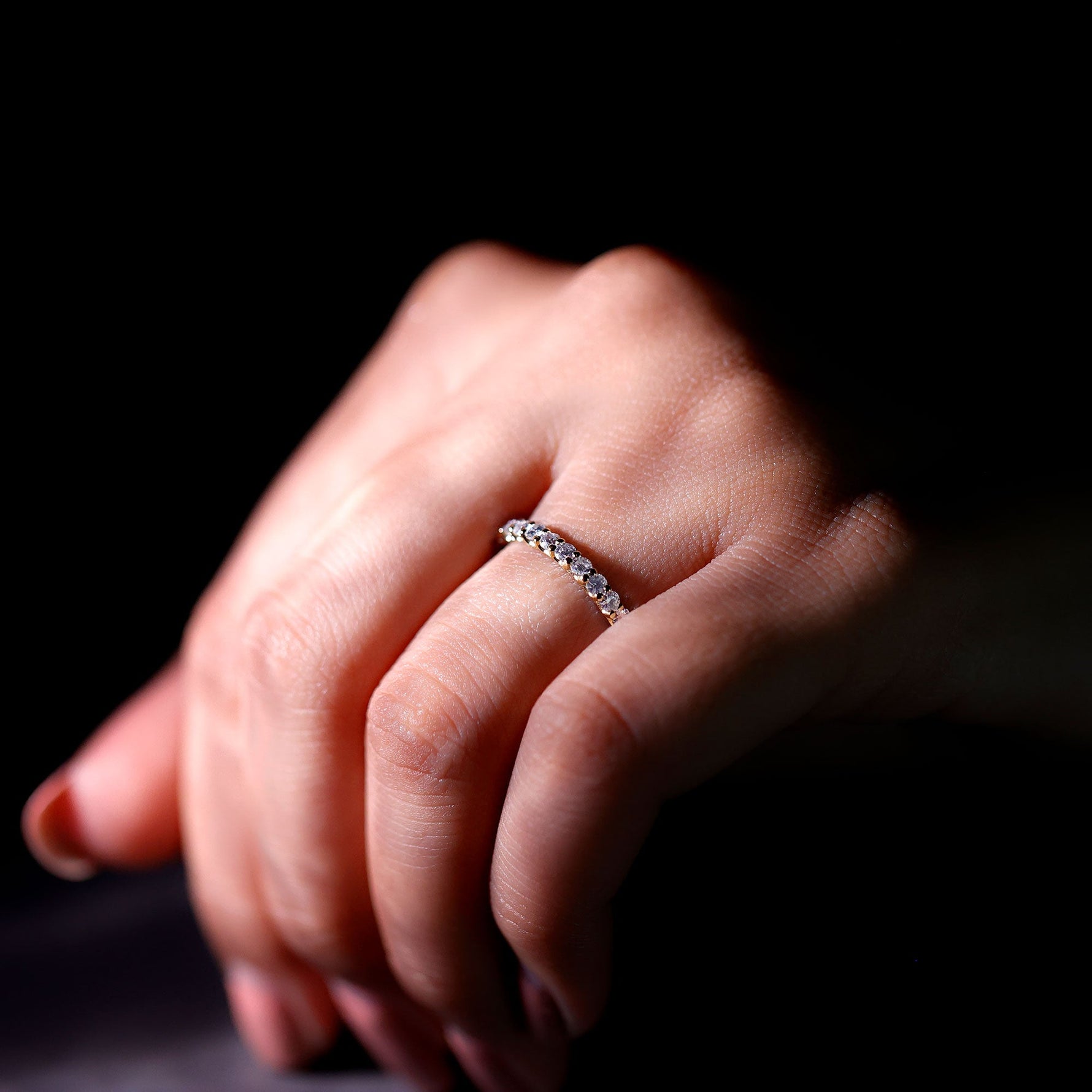 Lab Grown Diamond Eternity Stackable Ring