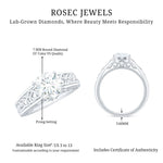 Certified 7 MM Lab Grown Diamond Celtic Design Engagement Ring
