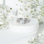 Certified 7 MM Lab Grown Diamond Celtic Design Engagement Ring