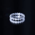 Bezel Set Lab Grown Diamond Eternity Band Ring