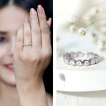 Bezel Set Lab Grown Diamond Eternity Band Ring
