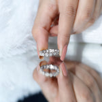 Bezel Set Lab Grown Diamond Eternity Band Ring