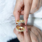 Bezel Set Lab Grown Diamond Eternity Band Ring