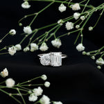 Lab Created Diamond Moi Et Toi Engagement Ring for Women
