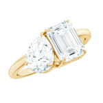 Lab Created Diamond Moi Et Toi Engagement Ring for Women