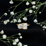 Lab Created Diamond Moi Et Toi Engagement Ring for Women