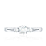 Certified Lab Created Diamond Promise Commitment Ring for Her
