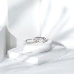 Certified Lab Created Diamond Marriage Ring Set