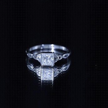Celtic Knot Inspired Lab Grown Diamond Promise Ring