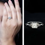 Celtic Knot Inspired Lab Grown Diamond Promise Ring
