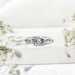 Celtic Knot Inspired Lab Grown Diamond Promise Ring