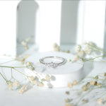 Certified Lab Created Diamond Wedding Anniversary Ring