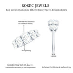 Lab Grown Diamond 5 Stone Statement Ring