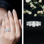 Lab Grown Diamond 5 Stone Statement Ring