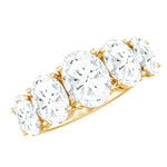 Lab Grown Diamond 5 Stone Statement Ring