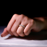 Certified Lab Grown Diamond Princess Cut Wedding Ring