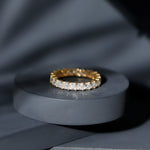 Certified Lab Grown Diamond Princess Cut Wedding Ring