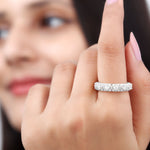 Moissanite Vintage Antique Wedding Ring