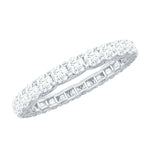 Brilliant Cut Moissanite Eternity Wedding Ring for Women