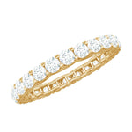 Brilliant Cut Moissanite Eternity Wedding Ring for Women