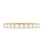 Brilliant Cut Moissanite Eternity Wedding Ring for Women