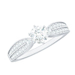 Certified Solitaire Lab Grown Diamond Promise Engagement Ring